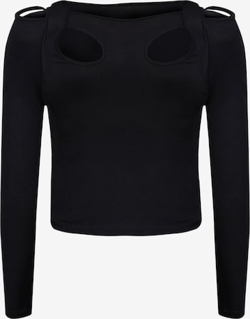 No Matter What Shirt in Schwarz: Vorderseite