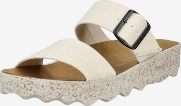 Mule Asportuguesas en beige : devant