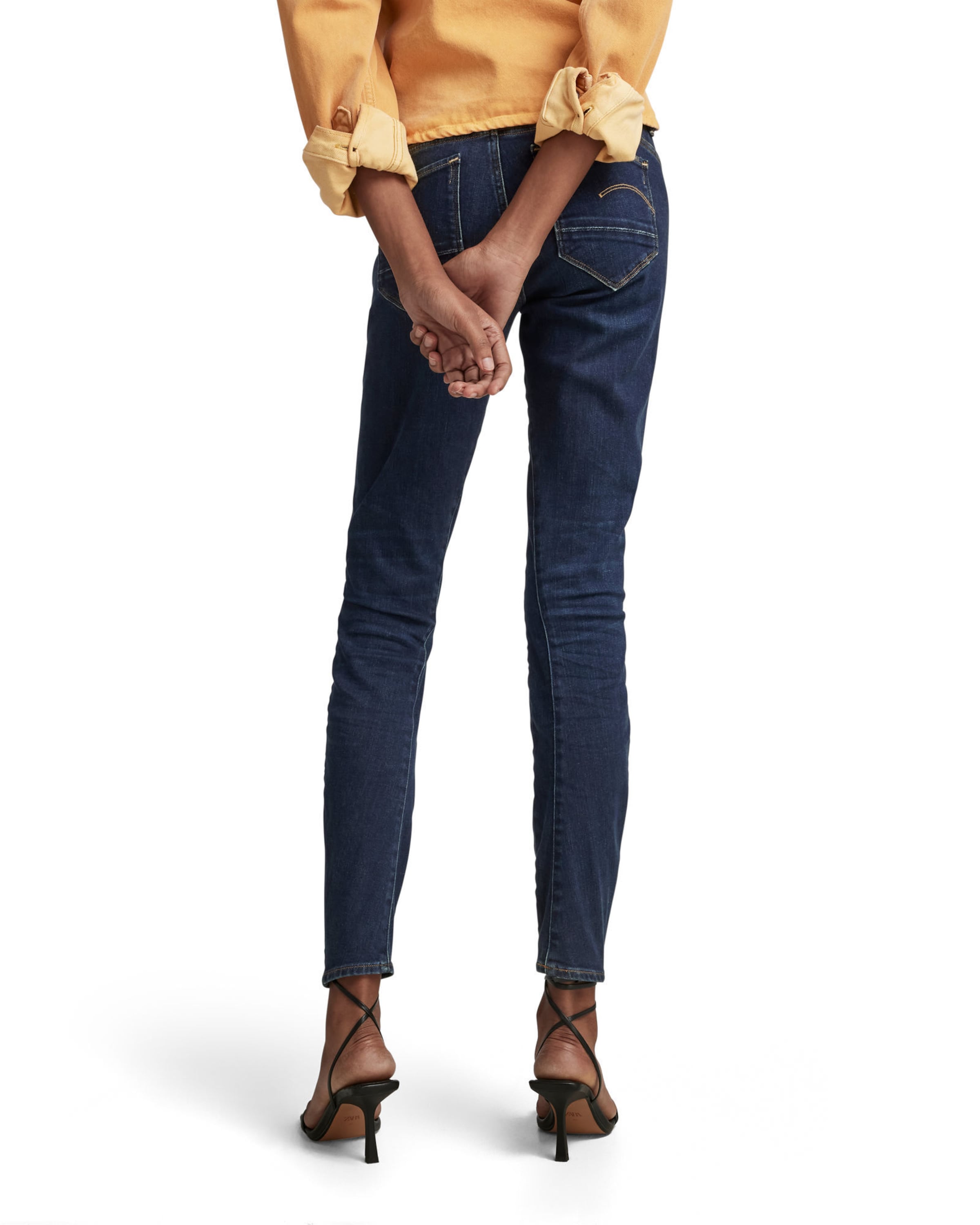 G-STAR Skinny Farkut 'Arc 3D' värissä sininen