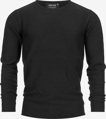 INDICODE JEANS Pullover 'Loakim' in Schwarz: predná strana