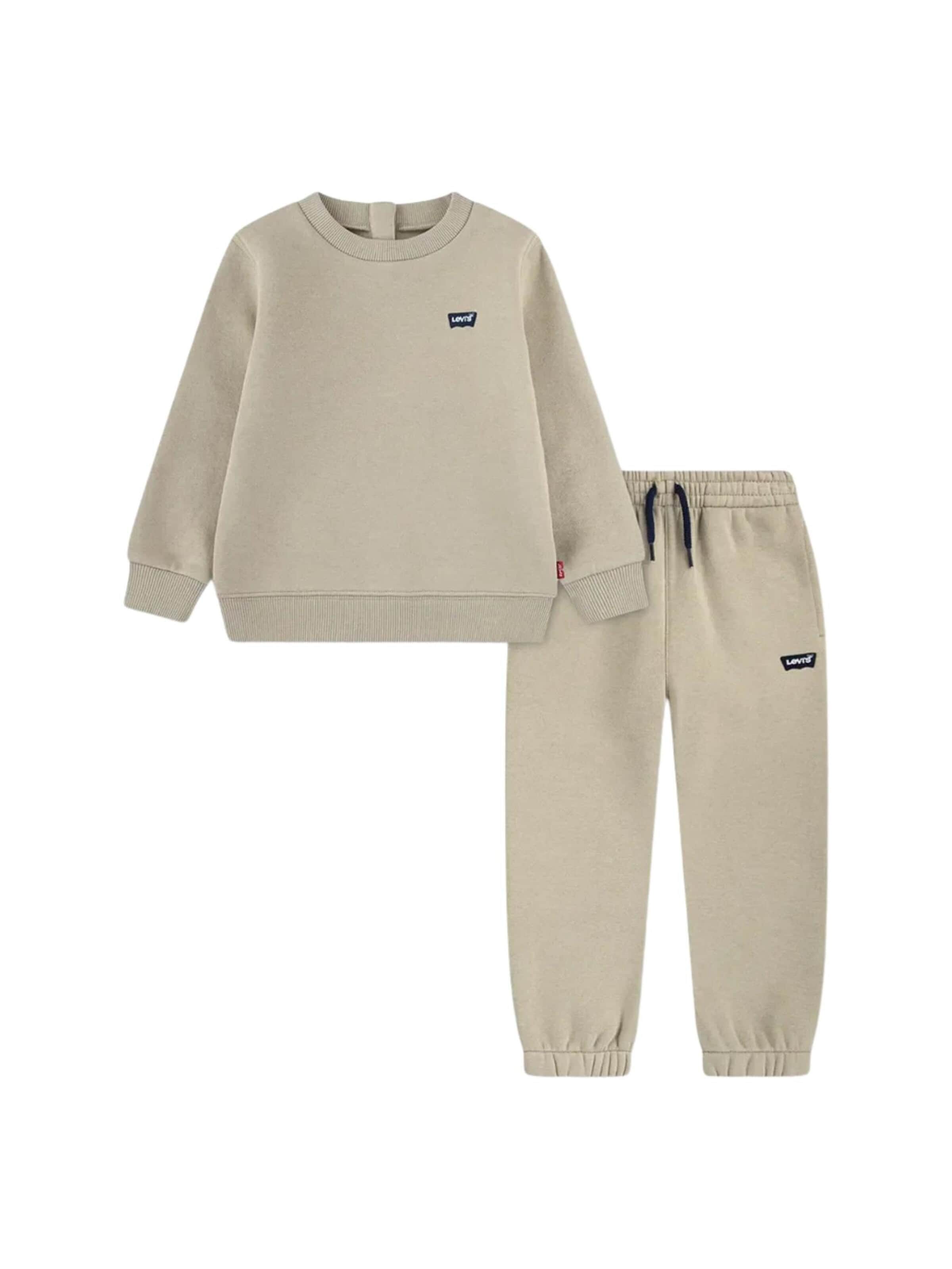 Levi's Kids - Conjunto en beige: frente