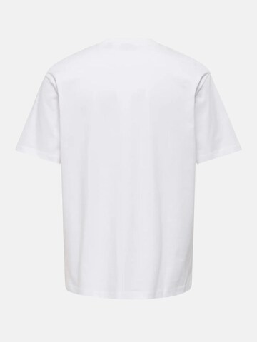 Only & Sons - Camiseta en blanco