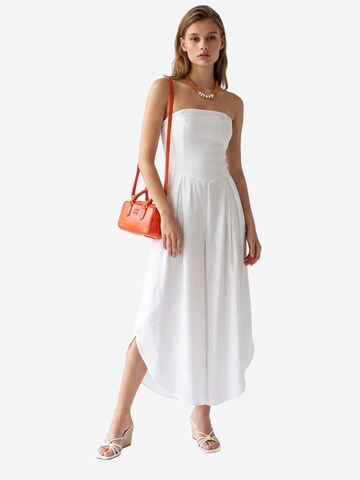 MixRay Jumpsuit 'Overalls' in White: front