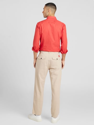 HUGO Red Regularen Chino hlače 'Zeebo' | bež barva