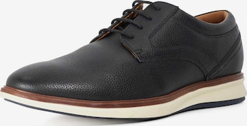 Dune LONDON Sportlicher Schnürschuh 'Brydon' in Schwarz: Vorderseite
