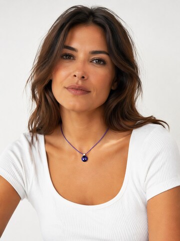 COLLEZIONE ALESSANDRO Necklace 'Frankfurt' in Purple: front