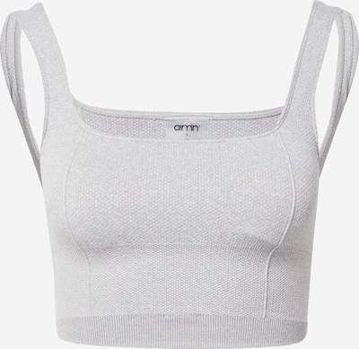 Reggiseno sportivo aim'n di colore grigio chiaro, Visualizzazione prodotti