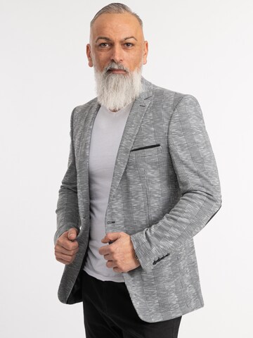 Indumentum Slim fit Suit Jacket in Grey: front
