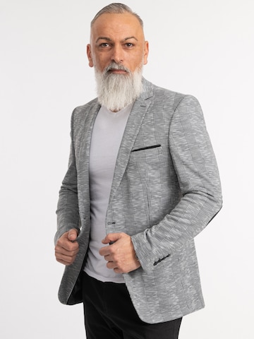 Indumentum Slim fit Suit Jacket in Grey: front