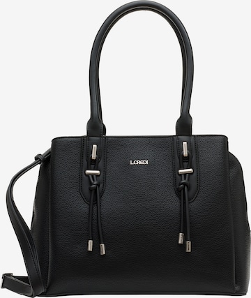L.CREDI Ostoskassi 'Paloma' värissä musta: etupuoli