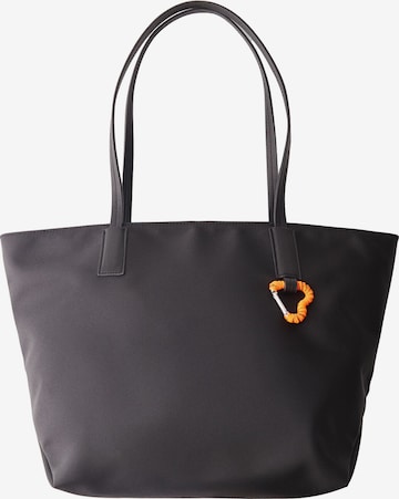 Bershka Shopper in Black: front