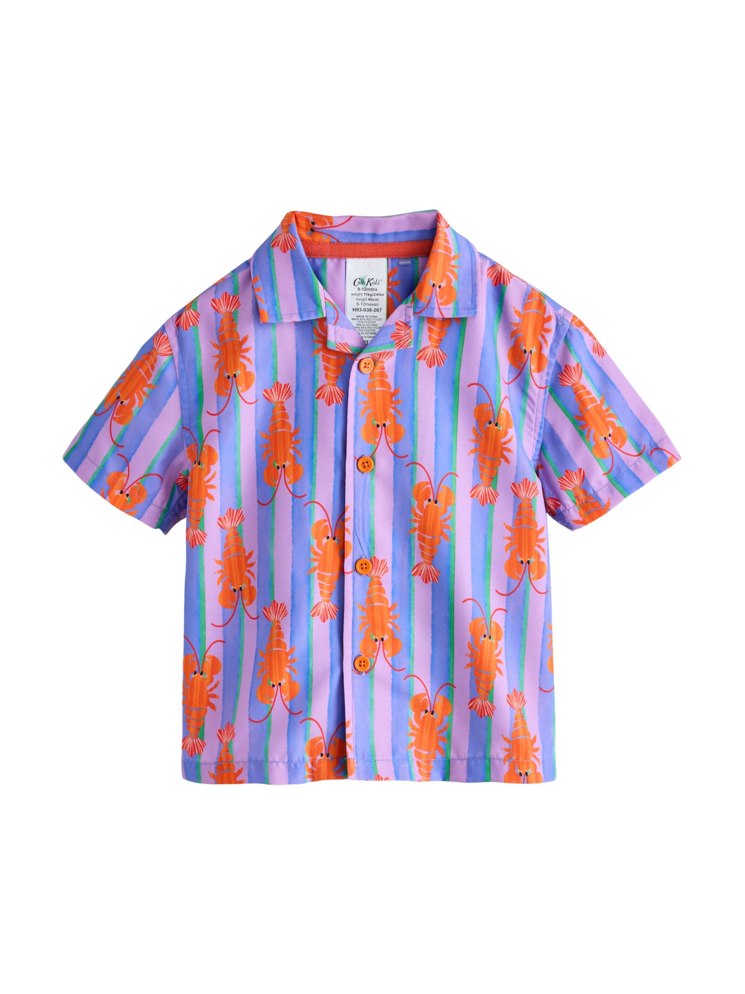 Next - Ajuste regular Camisa en lila: frente