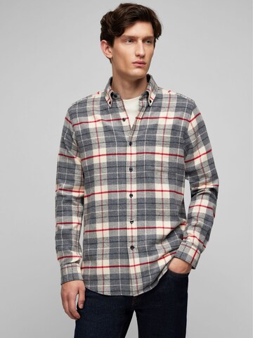 Coupe regular Chemise HECHTER PARIS en gris : devant