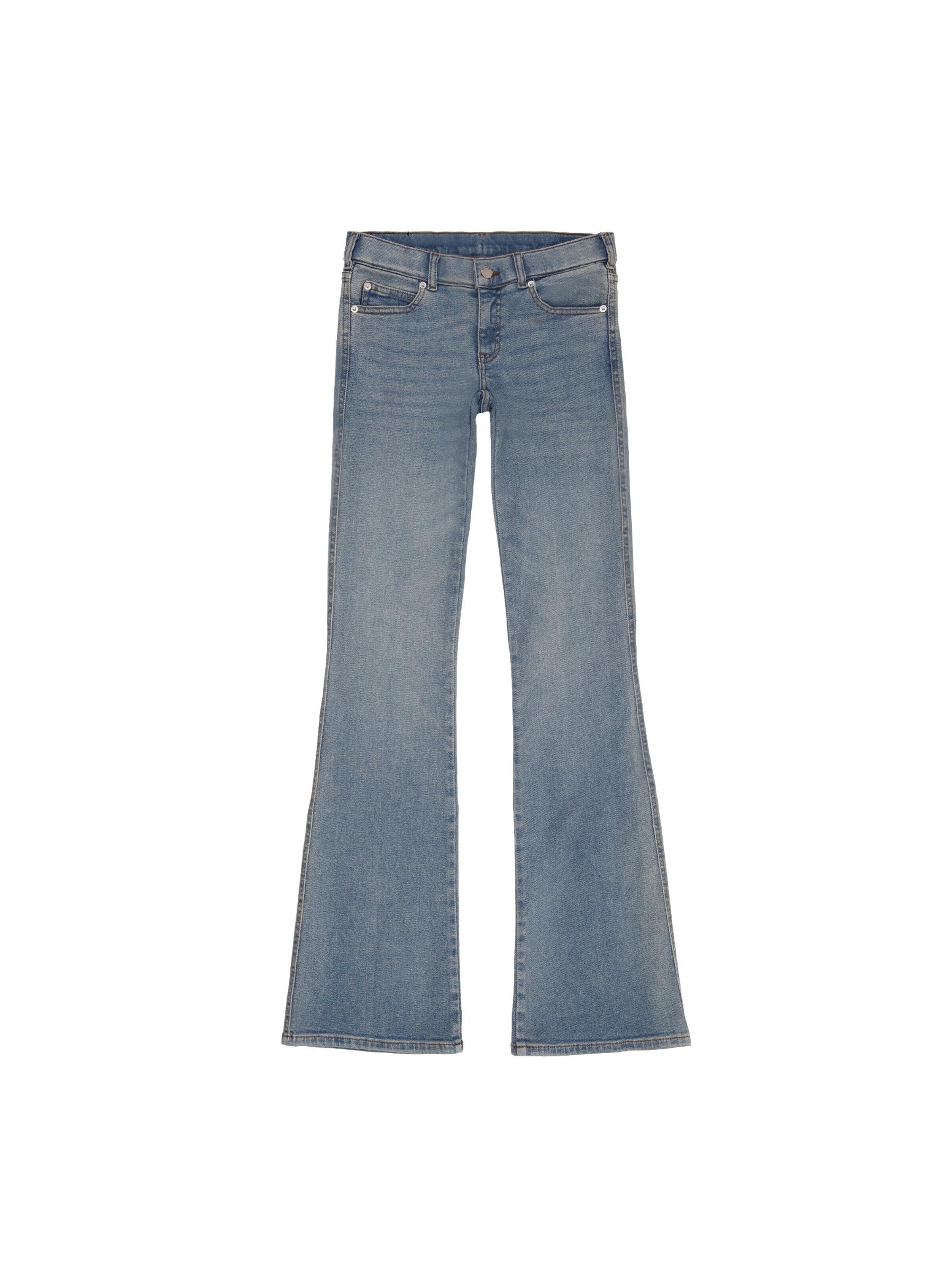 Dr. Denim Jeans 'Kily Low Bootcut' in Blauw: voorkant