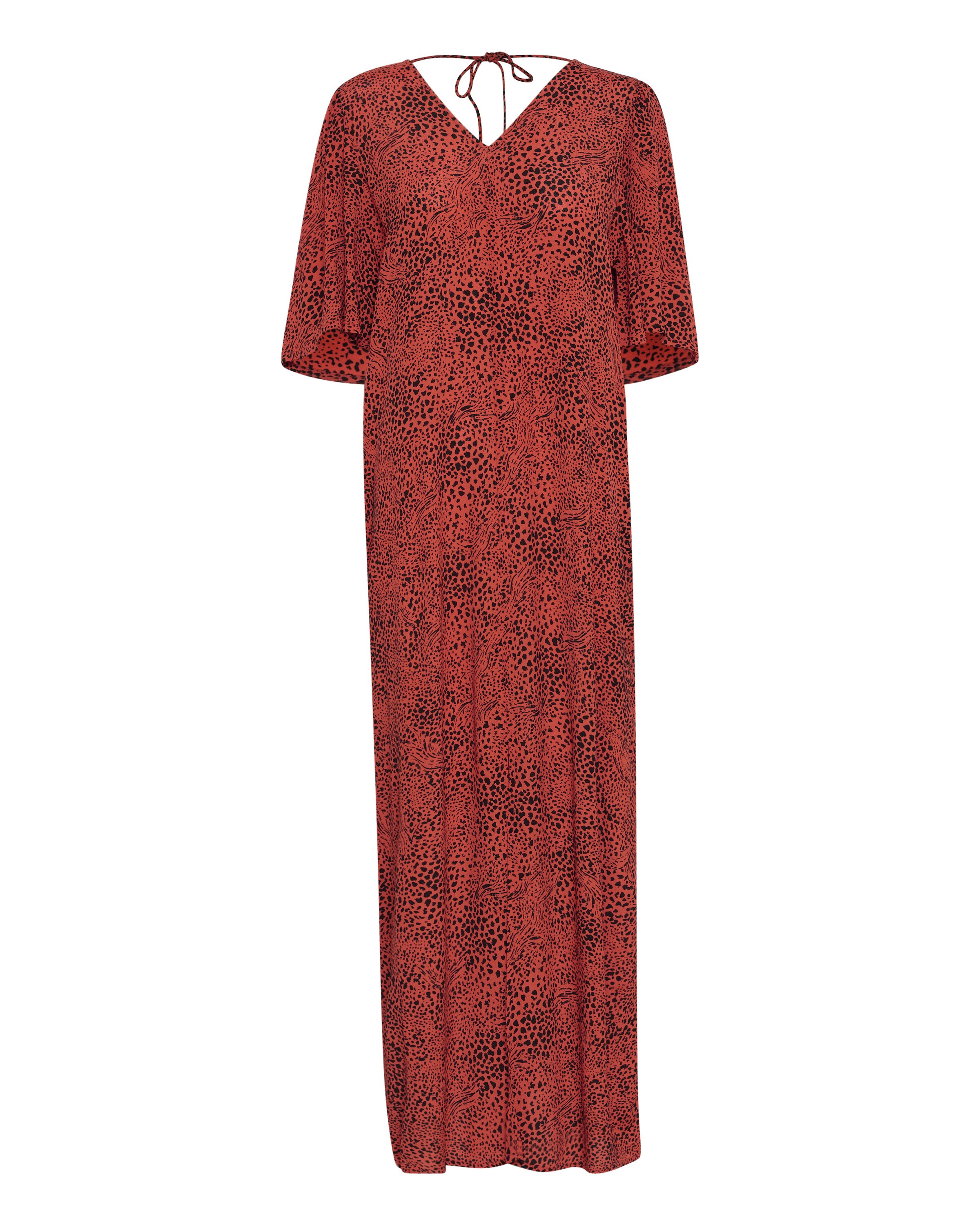 Kaffe Kleid in Rot: Vorderseite