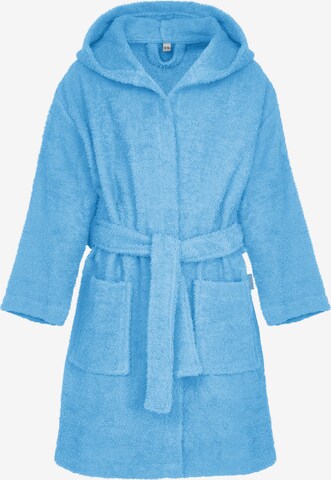 PLAYSHOES Bathrobe in Blue: front