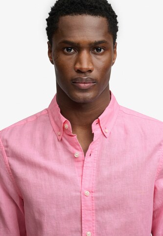 Coupe regular Chemise Superdry & Co en rose