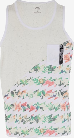 T-Shirt Just Rhyse en gris : devant