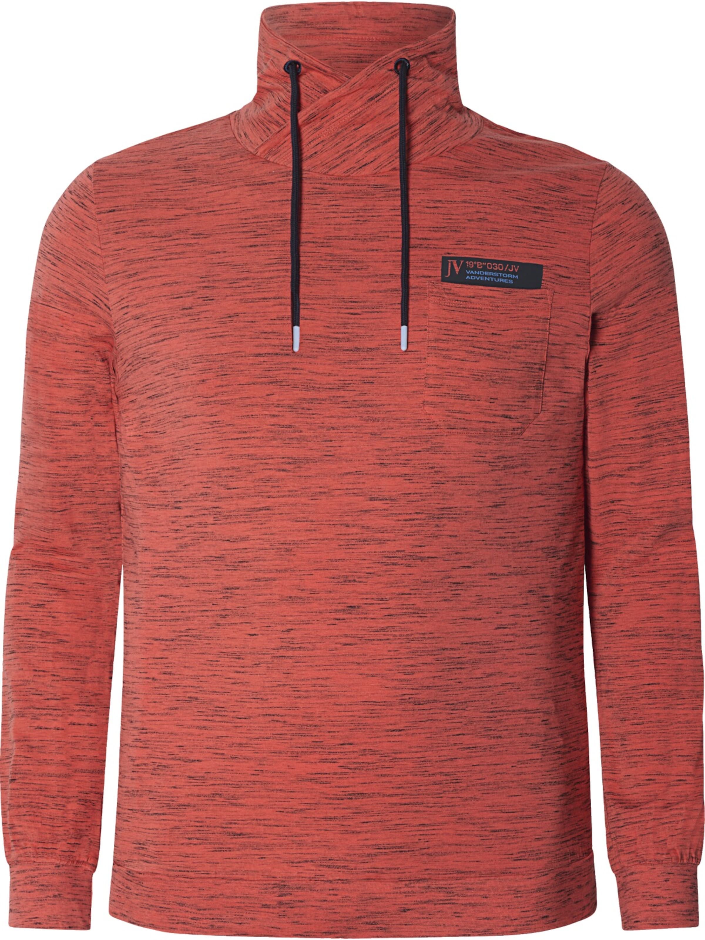 Jan Vanderstorm Sweatshirt 'Kervik' in Orange: Vorderseite