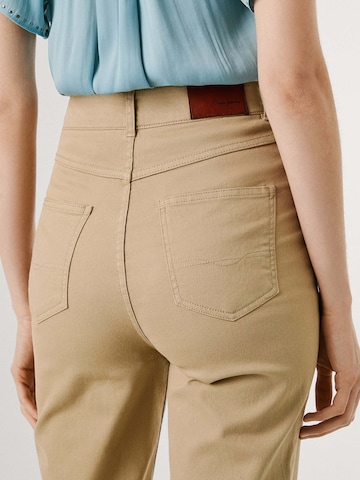 Pepe Jeans Flared Hose 'WILLA' in Beige