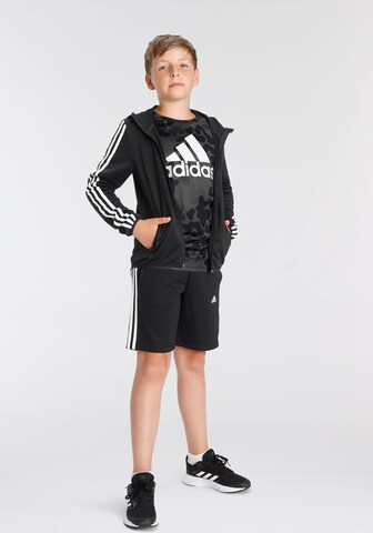 Regular Pantalon de sport 'Designed To Move 3-Stripes' ADIDAS SPORTSWEAR en noir