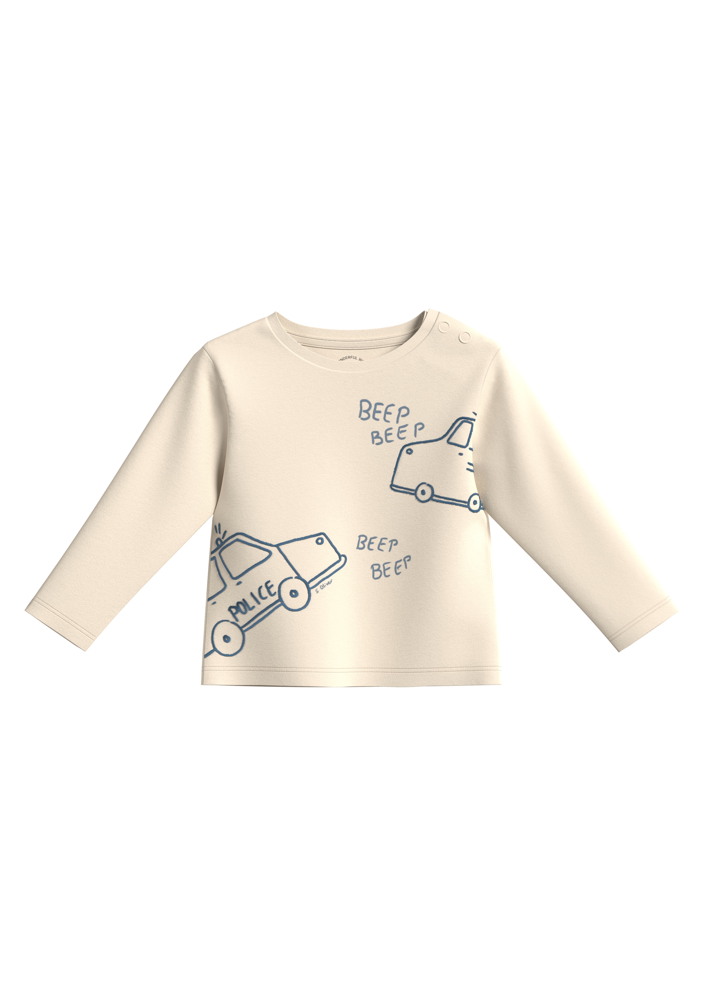 s.Oliver Shirt in Beige: front