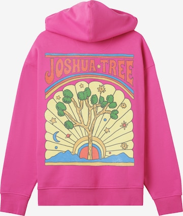 F4NT4STIC Sweatshirt 'US National Parks Joshua Tree' in Pink: front
