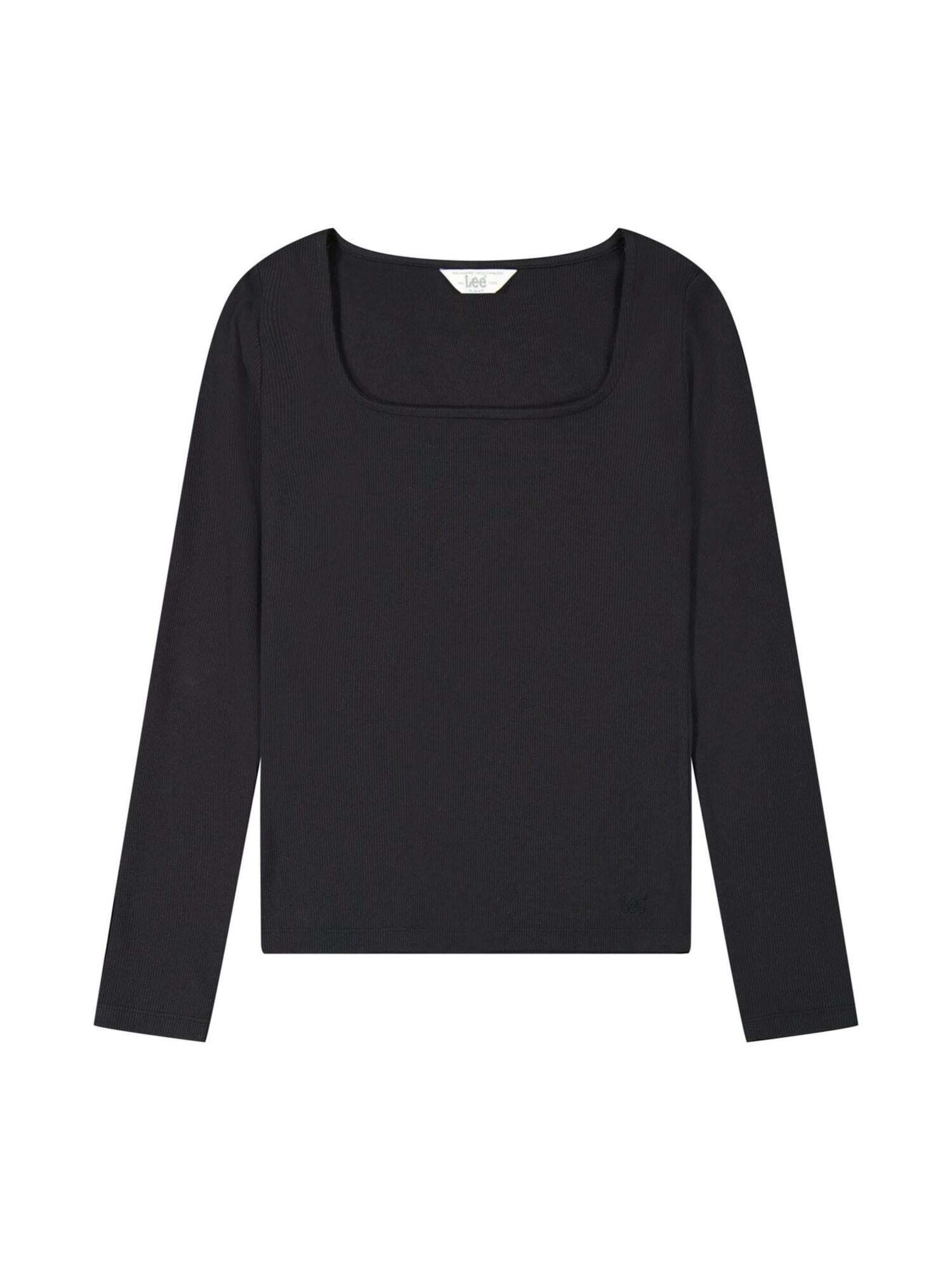 Lee Shirt 'Ls Square Neck' in Black