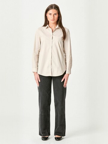TEESHOPPEN Shirt ' Ida ' in Beige