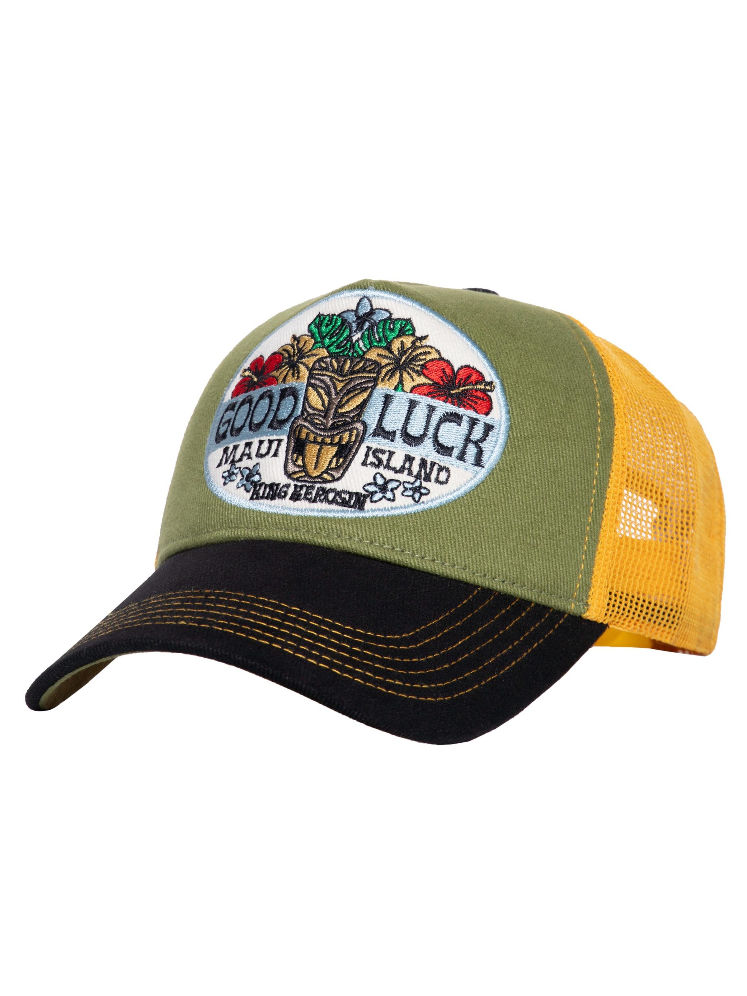 King Kerosin Cap 'Good Luck'‌‌‌‌‌‌‌ in Grün: Vorderseite