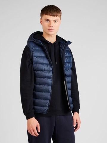 Gilet Champion Authentic Athletic Apparel en bleu : devant