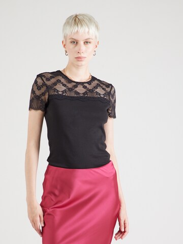 ABOUT YOU - Camiseta 'Auguste' en negro: frente
