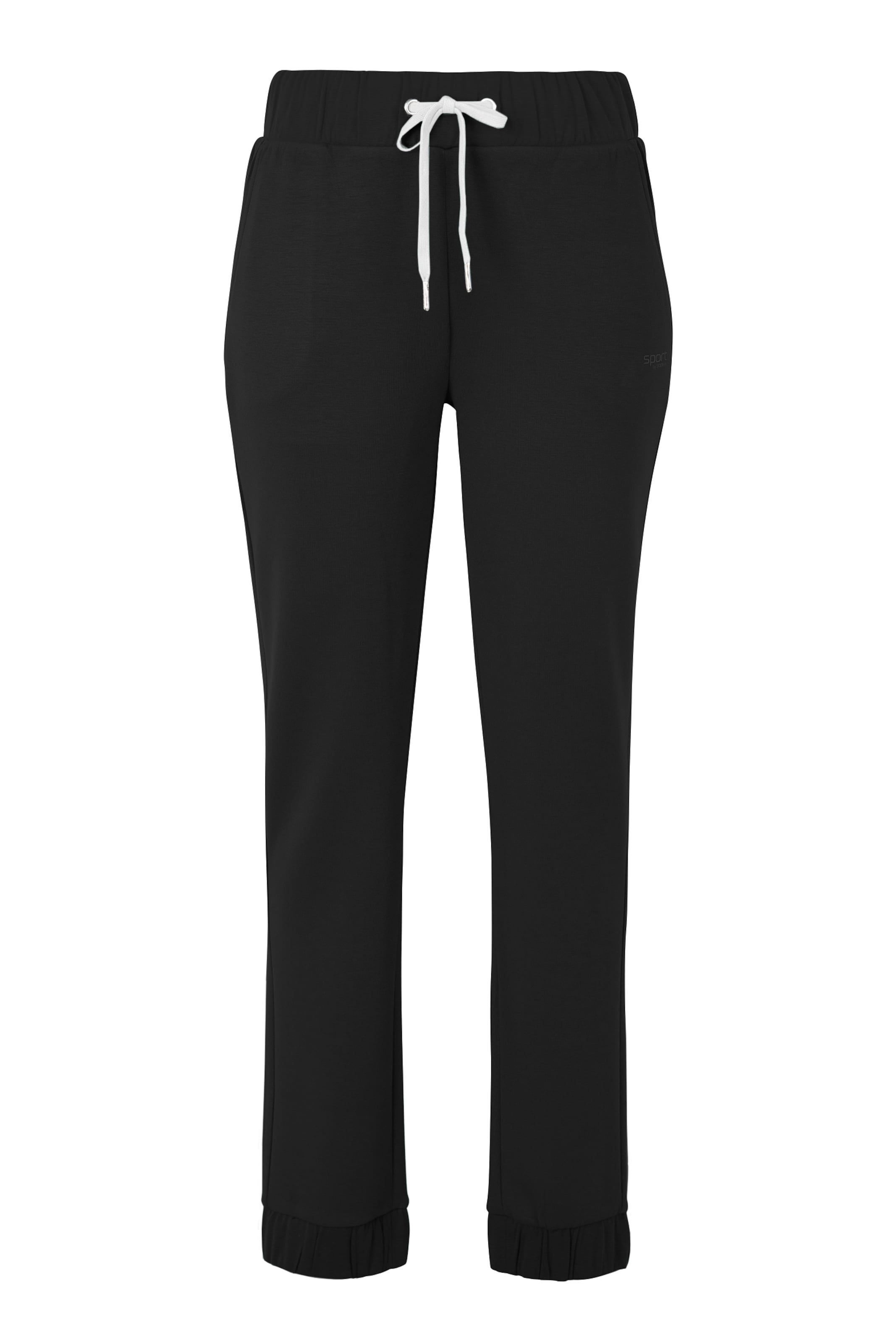STOOKER WOMEN Regular Sporthose 'JUDY' in Schwarz: Vorderseite