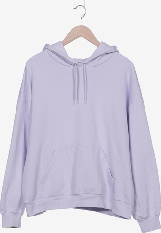 Monki Sweatshirt & Zip-Up Hoodie in XL in Purple: front