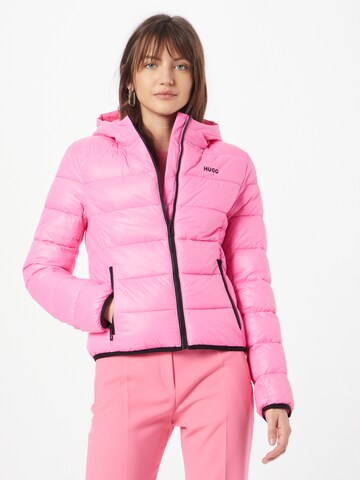 HUGO Red Between-Season Jacket 'Famara' in Pink: front