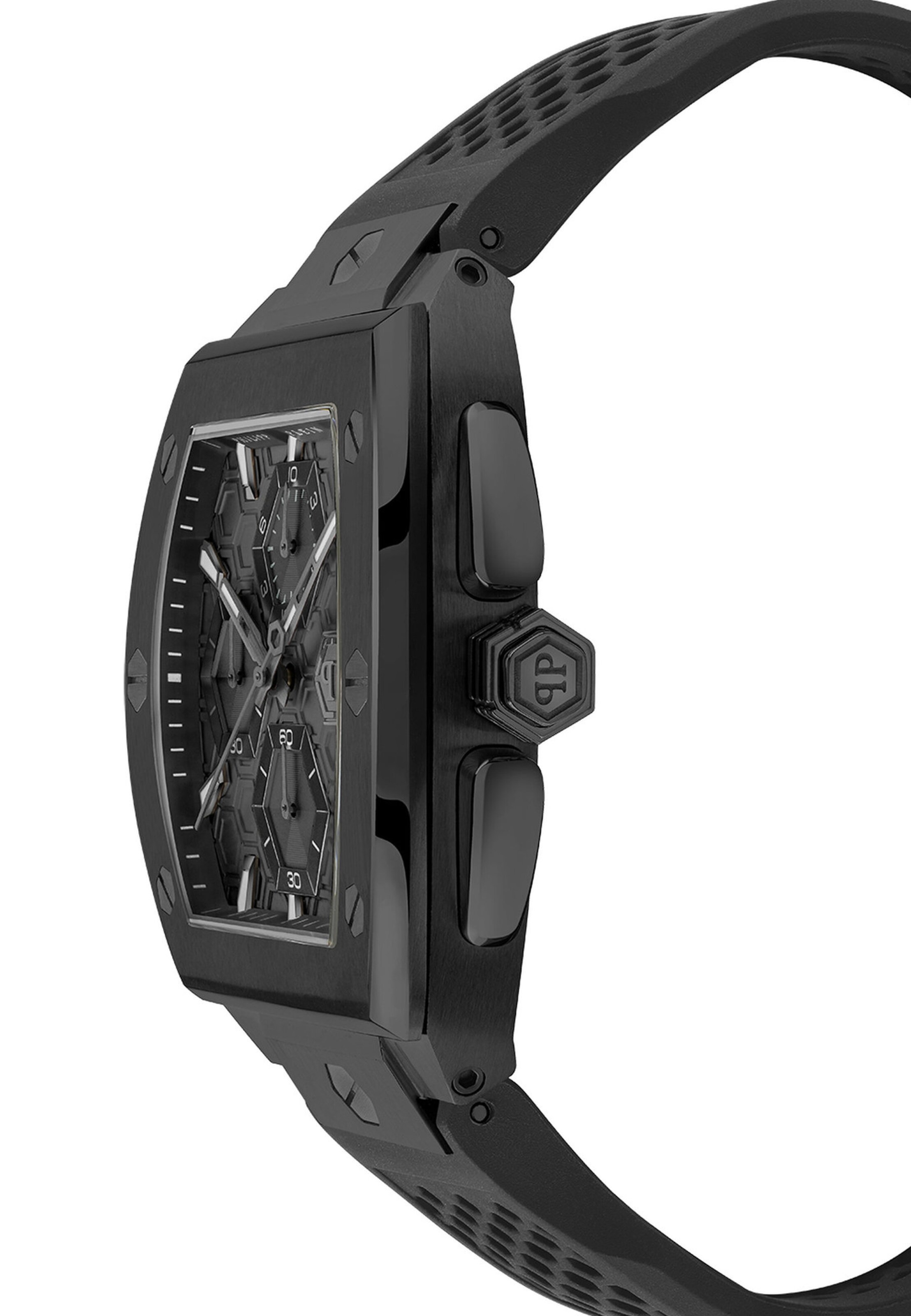 Philipp Plein Watches Analoog horloge ' HEXAGON PHANTOM ' in Grijs