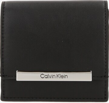 Porte-monnaies Calvin Klein en noir : devant