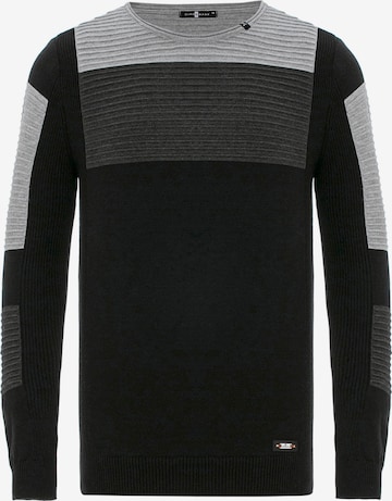 CIPO & BAXX Sweater in Black: front