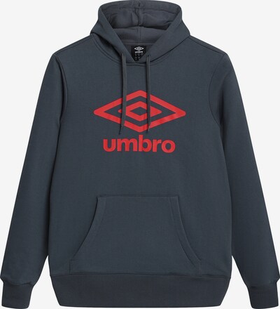 UMBRO Sweatshirt in L in basaltgrau / knallrot, Produktansicht