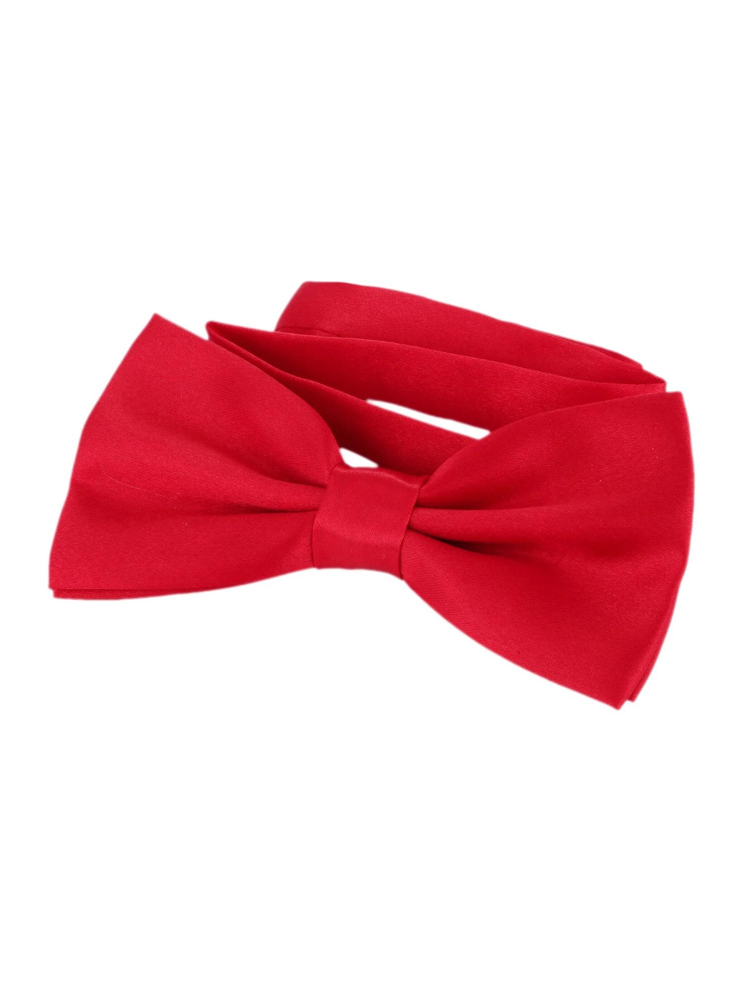 DonDon Bow Tie 'DonDon Edle nachtblaue Fliege Schleife mit Haken - bereits gebunden und verstellbar' in One size in Cherry red, Item view