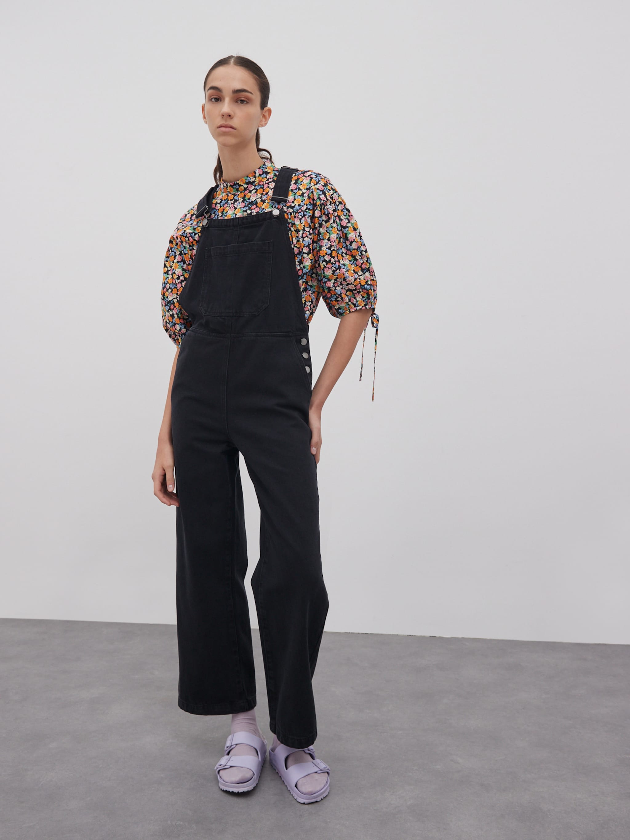 EDITED Produkte Latzhose 'Ally' schwarz