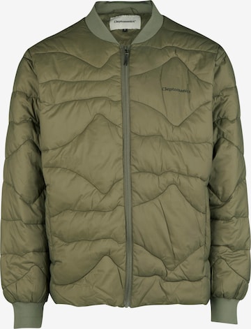 Cleptomanicx Winter Jacket in Green: front