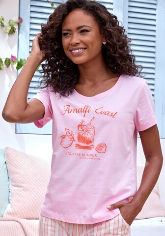 VIVANCE Pajama shirt in Pink