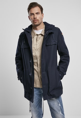 Brandit Winterparka in Blauw: voorkant