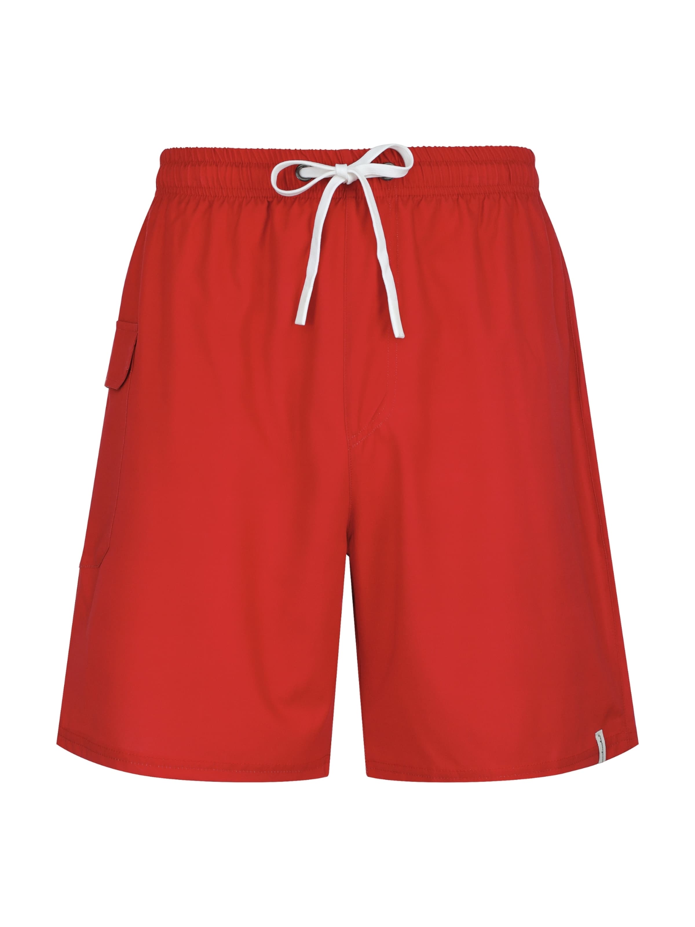wavebreaker Board Shorts in Red: front