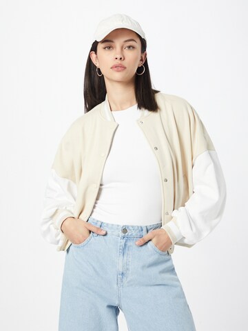 Veste mi-saison Urban Classics en beige : devant