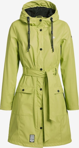 khujo Between-seasons coat 'GLENNA' in Green: front