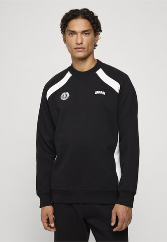 Unfair Athletics Sweatshirt in Zwart: voorkant