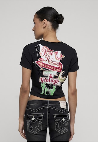 Maglietta 'Crystal True Girl Club' di True Religion in nero: frontale
