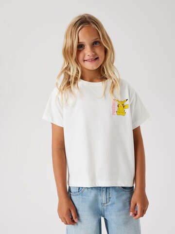 NAME IT - Camiseta 'Dyppi Pokemon' en blanco: frente